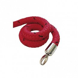 Vymezovací lano, 1000 mm, červené, chrom