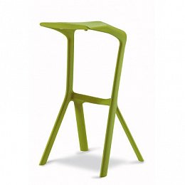 Barová židle Miura, žluto-zelená