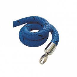 Vymezovací lano, 1500 mm, modré, chrom